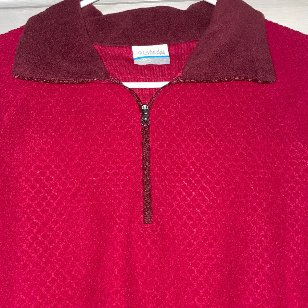 Pink quarter zip
